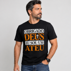 Camisa eu sou um ateu